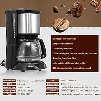 Amazon.co.jp : 2Lコーヒーマシン220Vエスプレッソドリップ